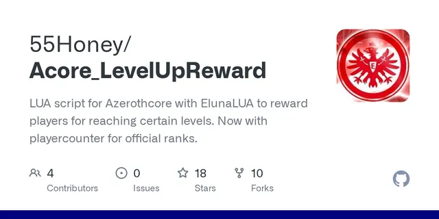 The preview image of Level-up Rewards, a mod by 55Honey