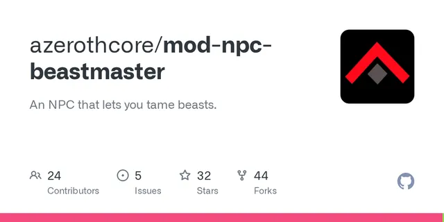 The preview image of Beastmaster NPC, a mod by Azerothcore