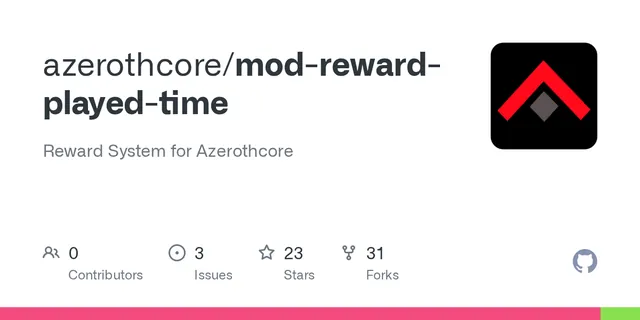 The preview image of Played-time Rewards, a mod by Azerothcore