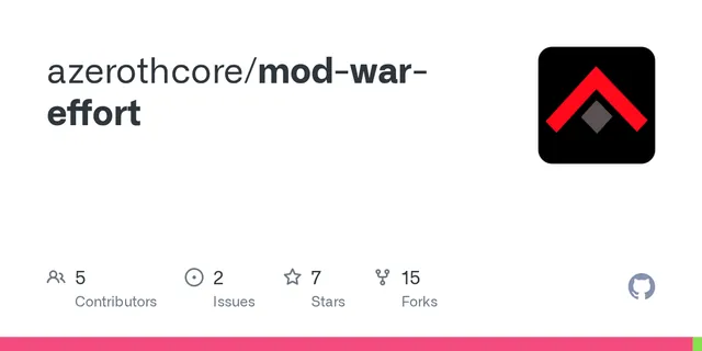 The preview image of War Effort, a mod by Azerothcore