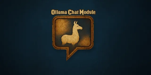 The preview image of Ollama Chat, a mod by DustinHendrickson