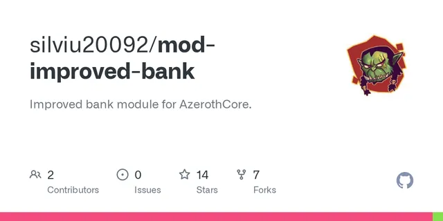 The preview image of Improved Bank, a mod by Silviu20092