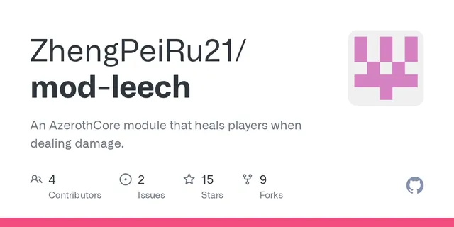 The preview image of Leech, a mod by ZhengPeiRu21
