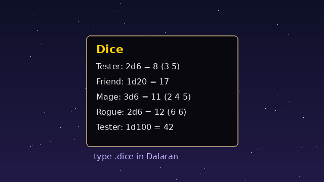 A screenshot of Dalaran Dice, a game mode by Leyline